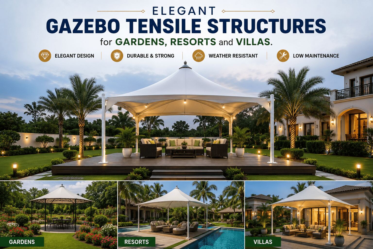 Gazebo Tensile Structure